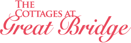 The image features a logo with the text "The Cottages at Great Bridge".